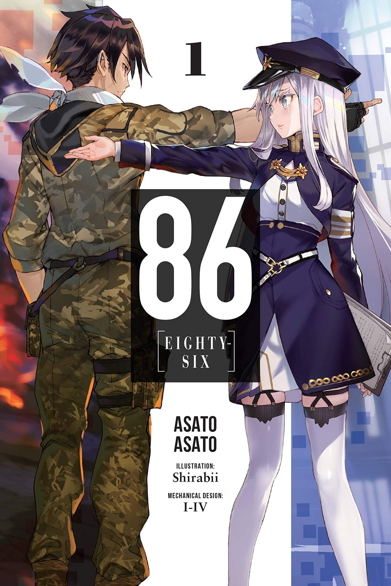 Eighty Six Light Novel Volume 1 All Illustrated by Shirabii.