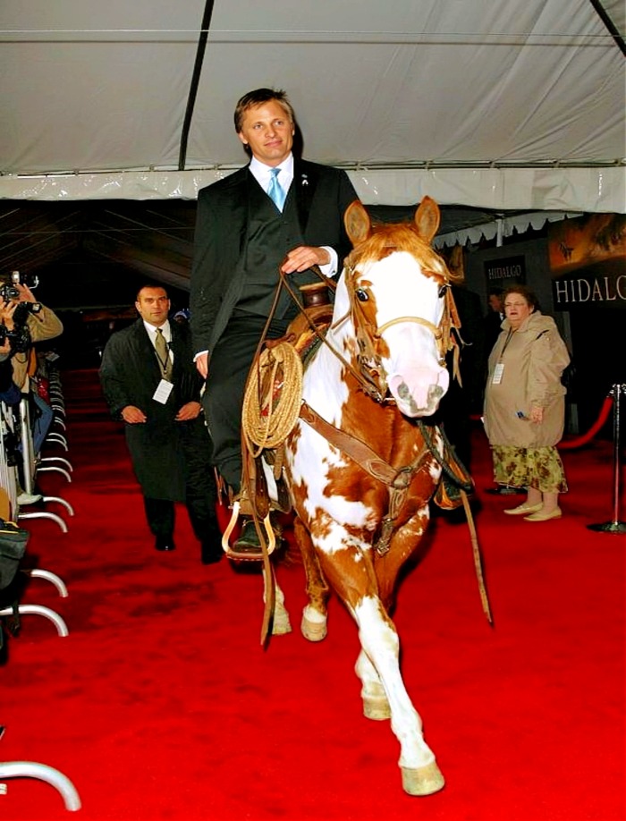 Viggo Mortensen riding T,J the horse who played the title
