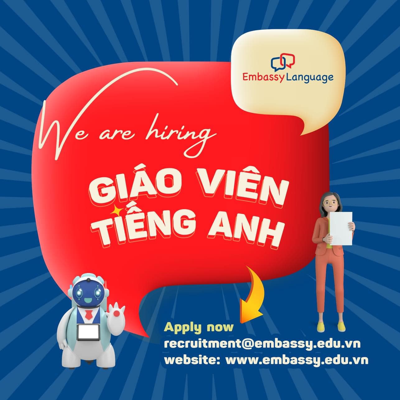 Trung tâm Ngoại ngữ Embassy Language - Gia Lai - Home