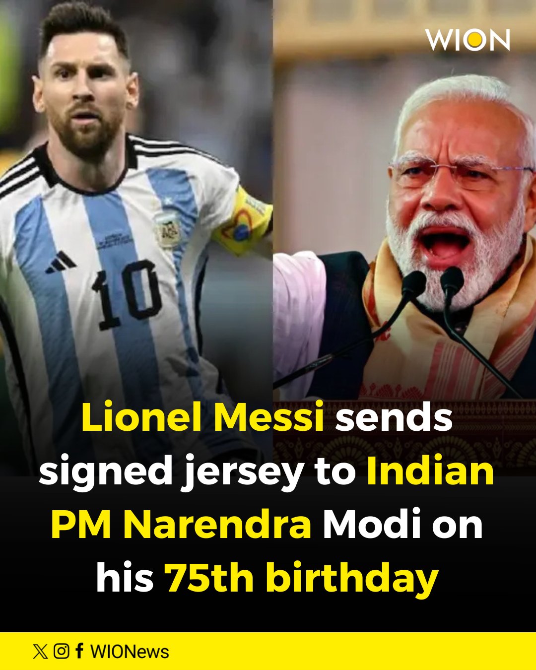 WION - Argentina football team captain and legendary star Lionel Messi ...