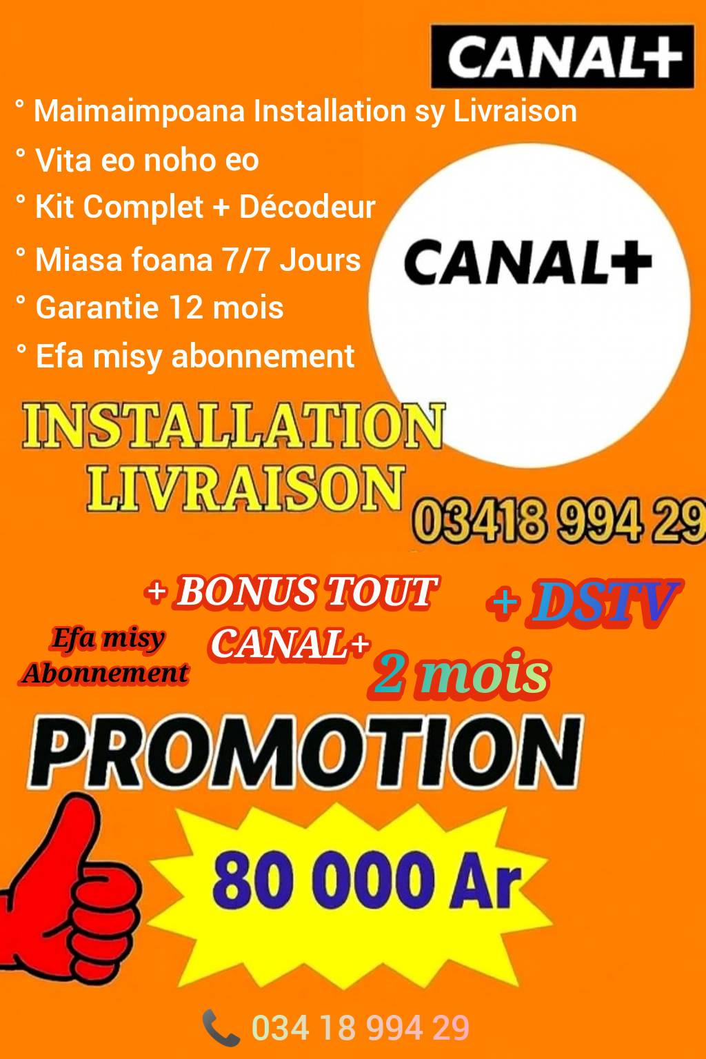 Canal+ installation Réinstallation Déménagement Réglage Pointage ...