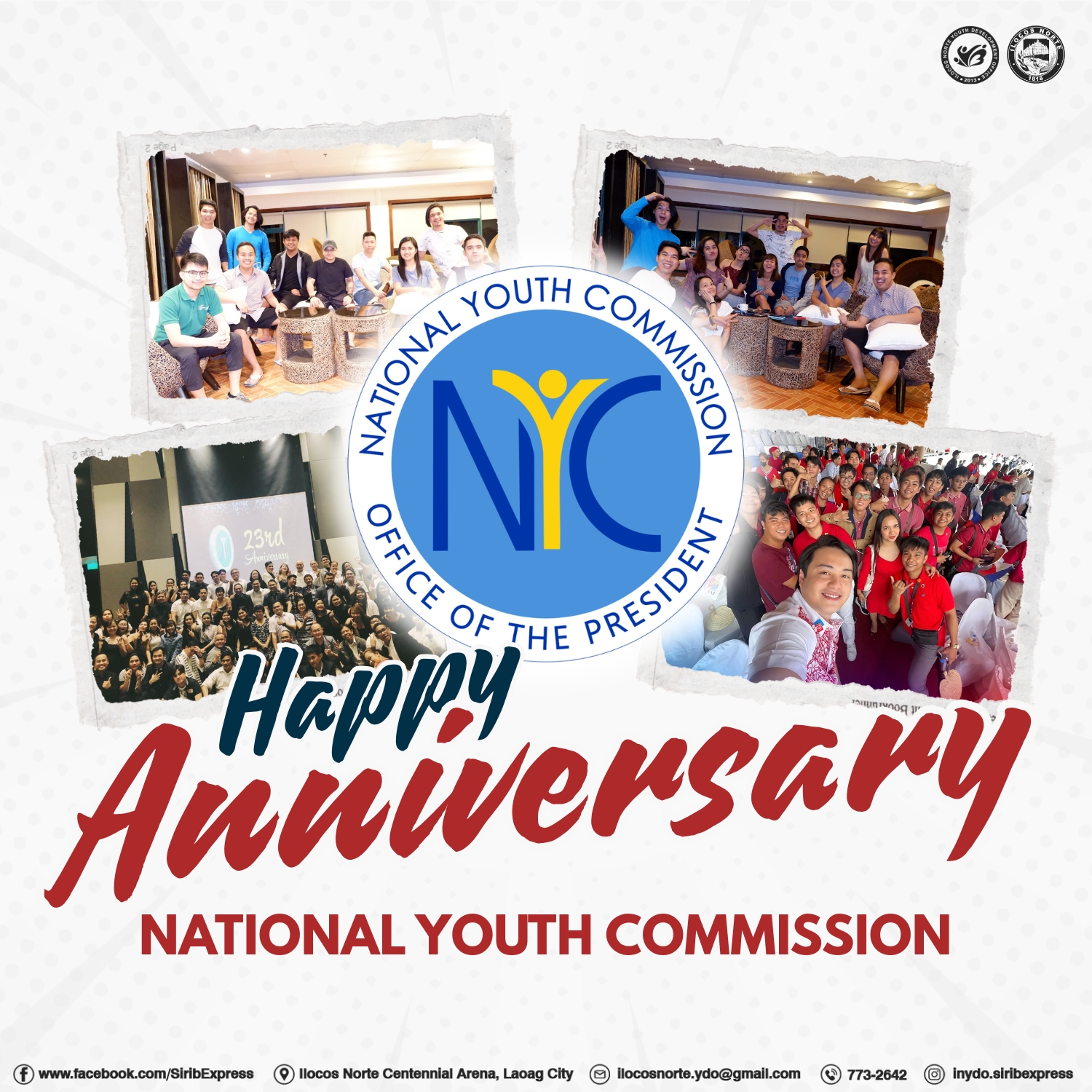 Sirib - Happy 30th Anniversary to the National Youth Commission! For ...
