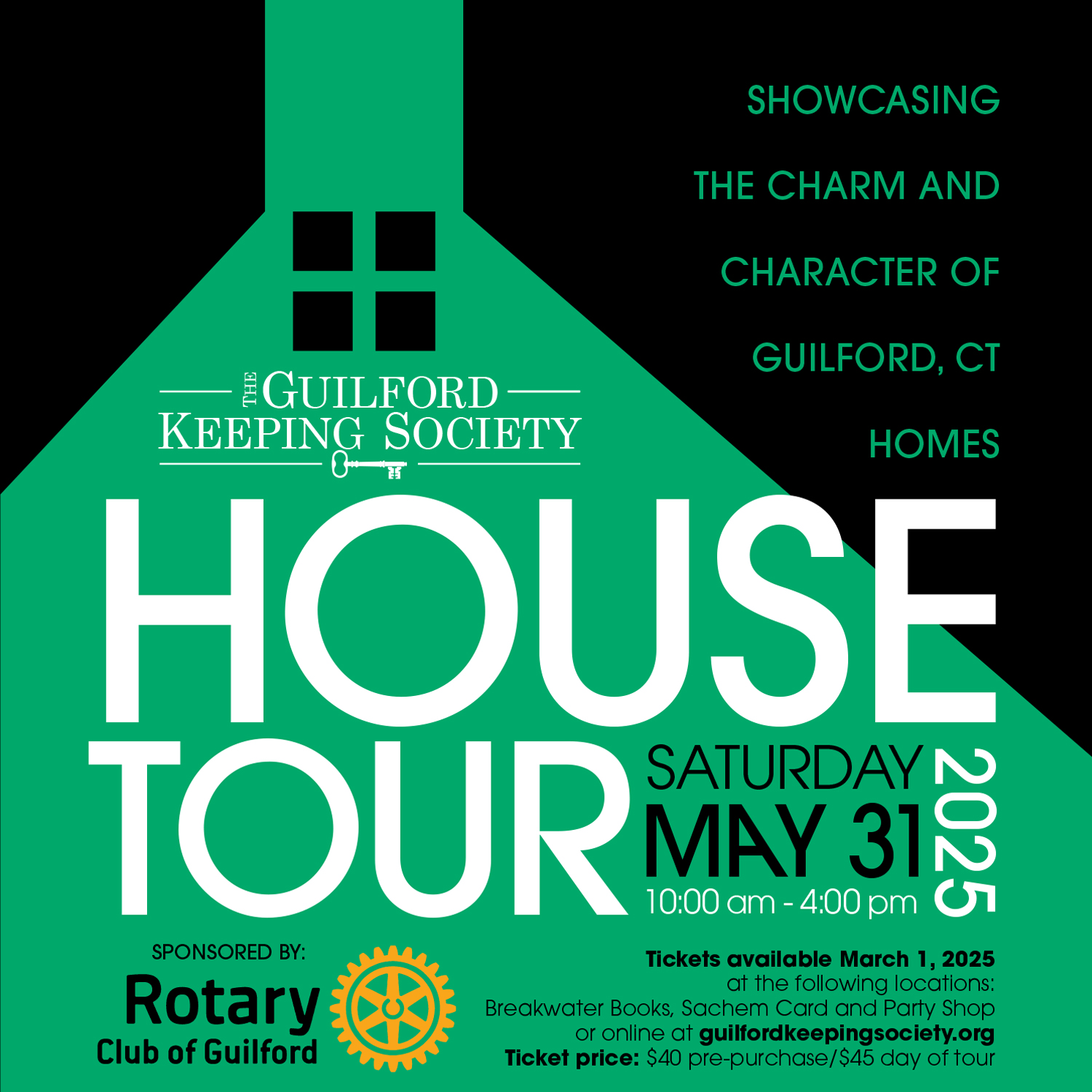 Guilford - Get your tickets now! May 31 from 10-4. The Guilford House ...