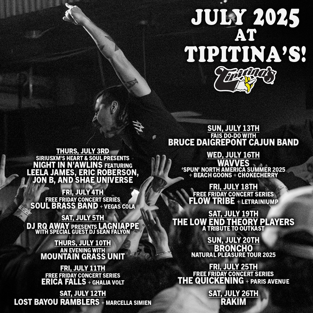 TOMORROW: DJ RQ Away is bringing the vibes to Tipitina