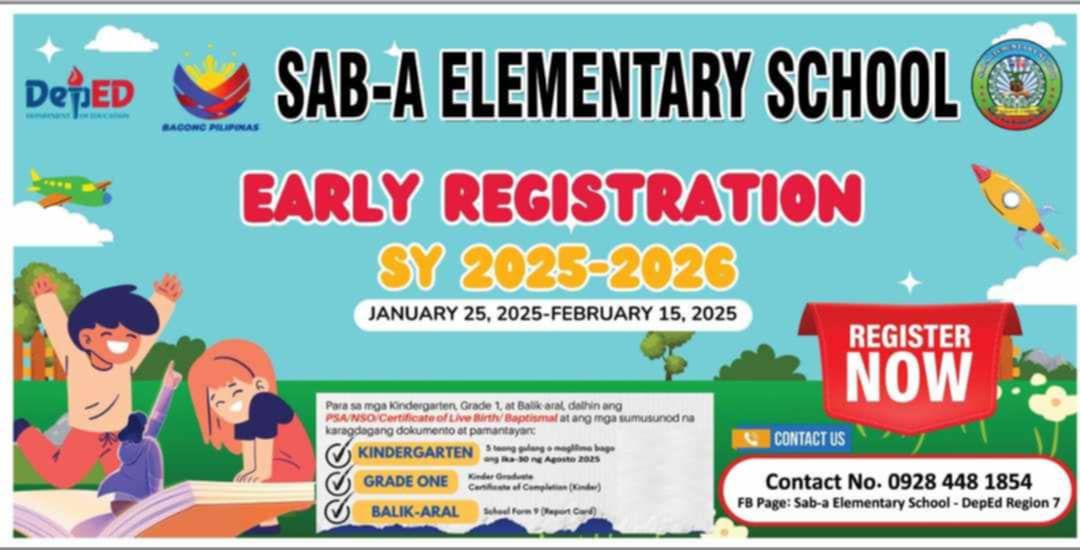 Sab-a - ‼️ANNOUNCEMENT ‼️ SAB-A ELEMENTARY SCHOOL 