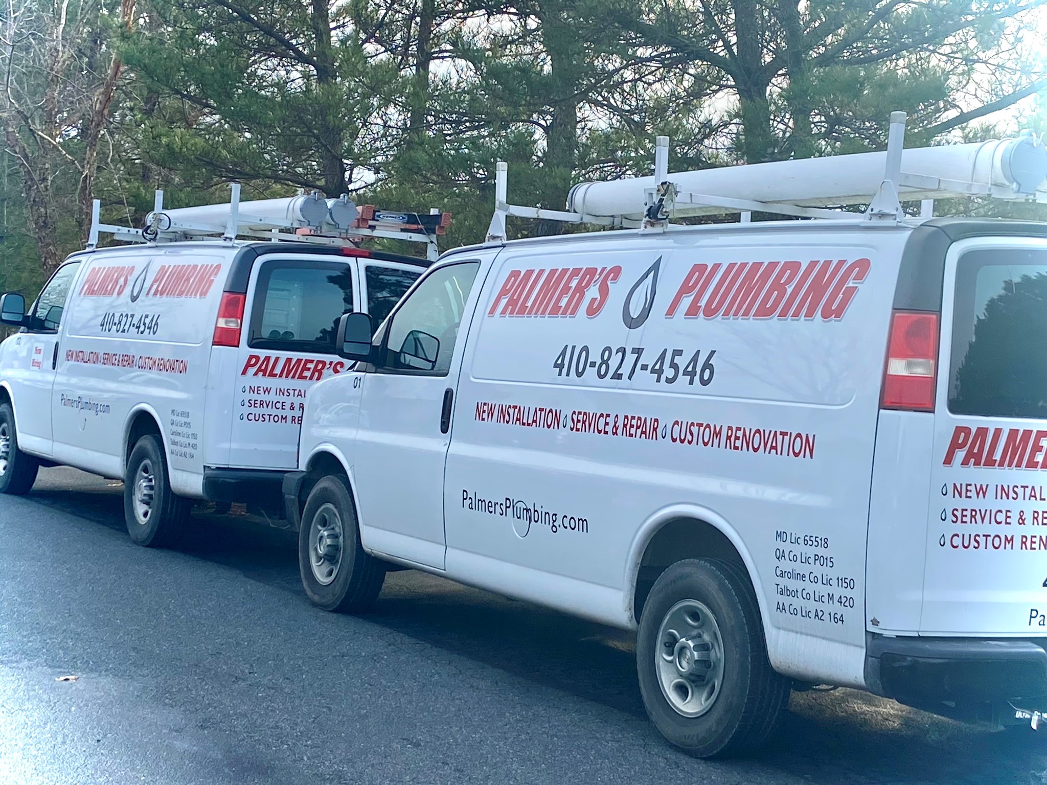 Palmer's Plumbing, LLC - Master Plumber & Gas Fitter | Easton MD