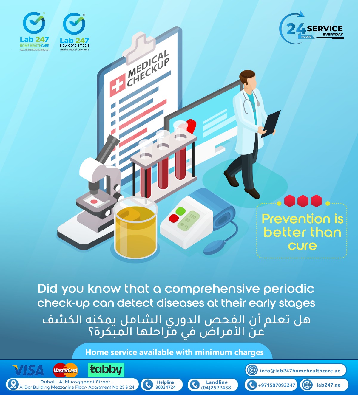 Lab247 - 📌 Prevention is better than cure! Did you know that a ...
