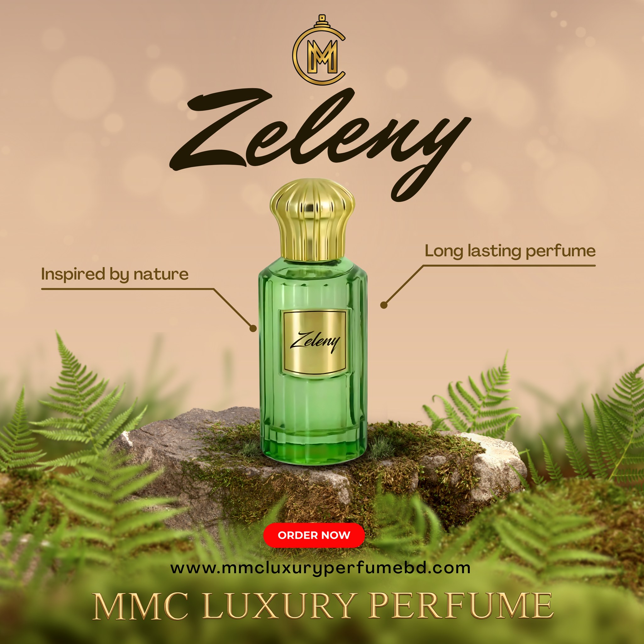MMC - Ahmed Al Maghribi Zeleny Eau de Parfum – 100ml A vibrant 