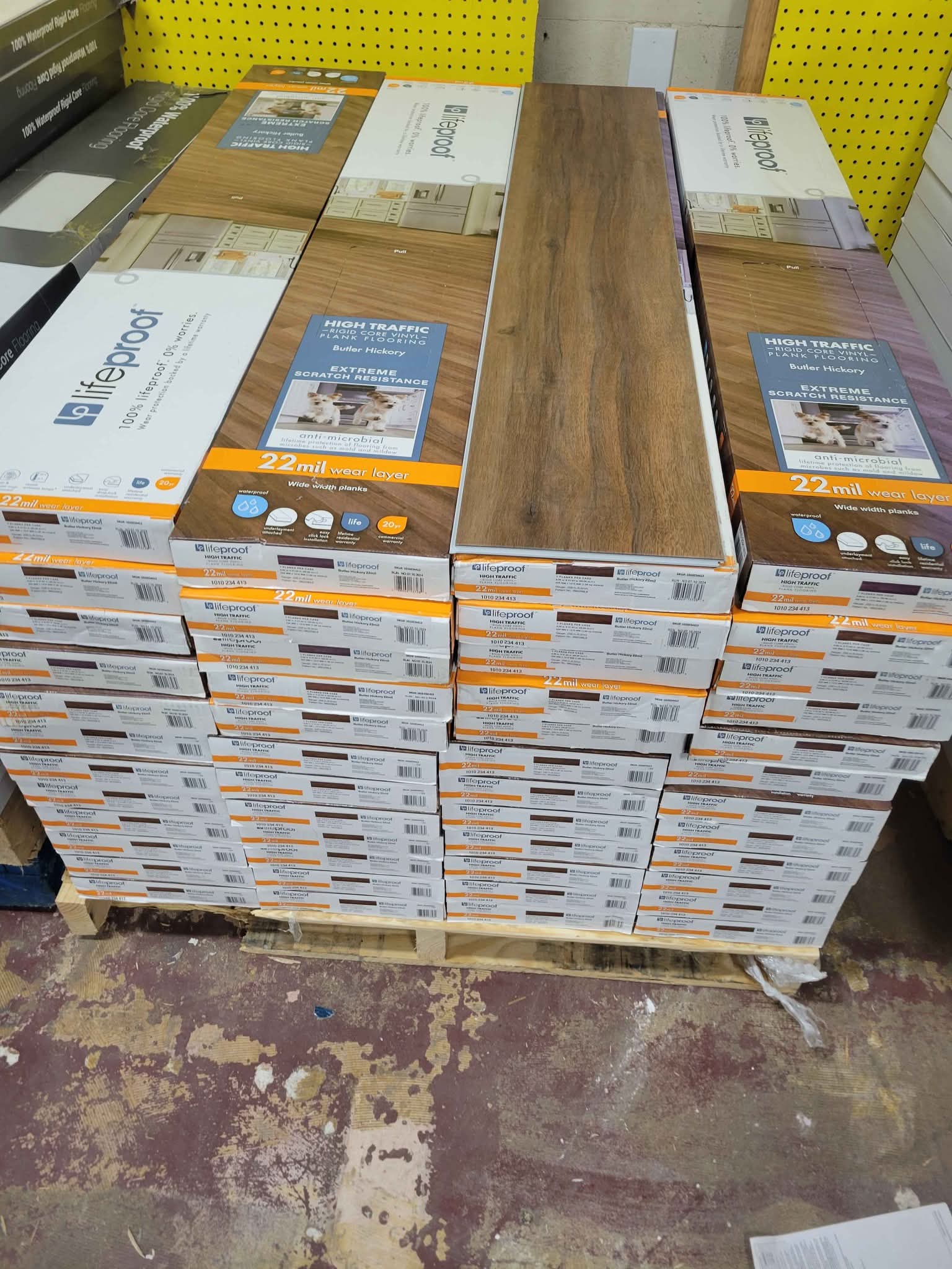 Lifeproof vinyl flooring Butler hickory 22mil - Decals, Stickers ...
