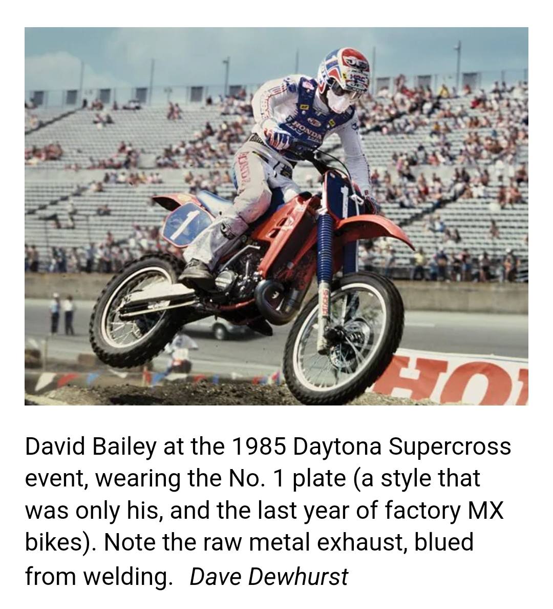 Early '80s works motocross bikes were exotic