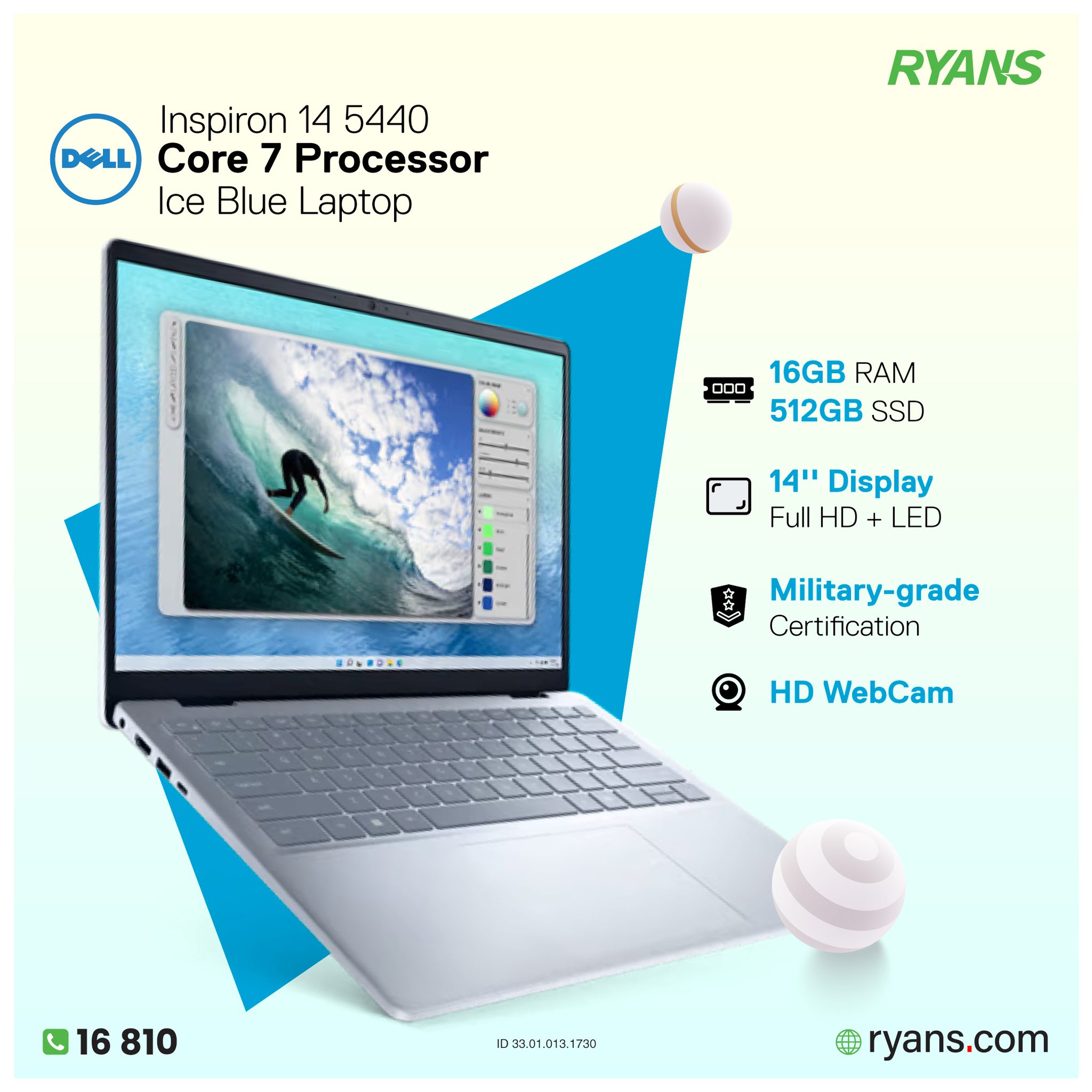 ? Dell Inspiron 14 5440 – Power Meets Durability! Built to 