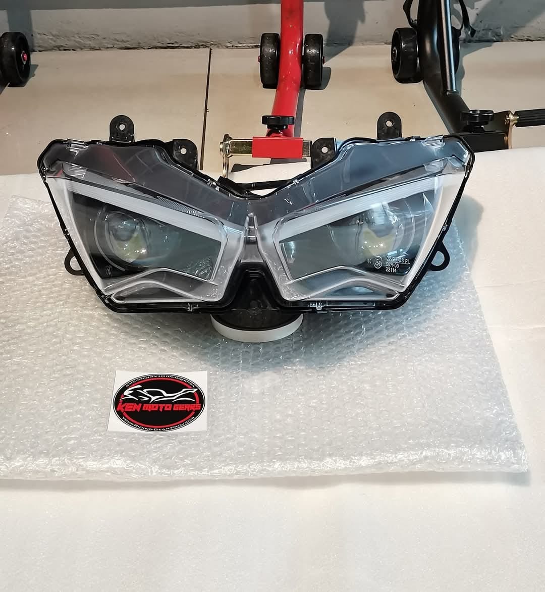 DRL LED projector headlights for Kawasaki Ninja models