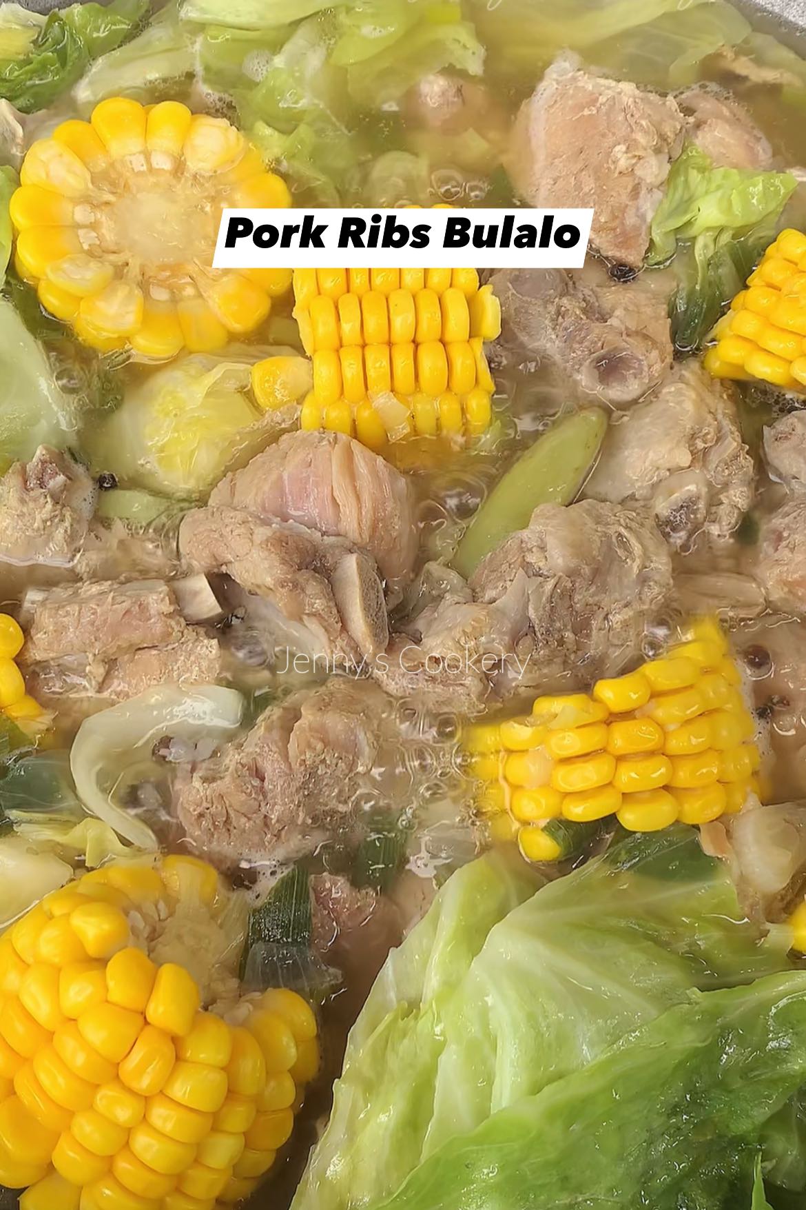 Jenny's - 1 kilo pork ribs (hiniwa sa serving pieces) 1 sibuyas (hiniwa ...