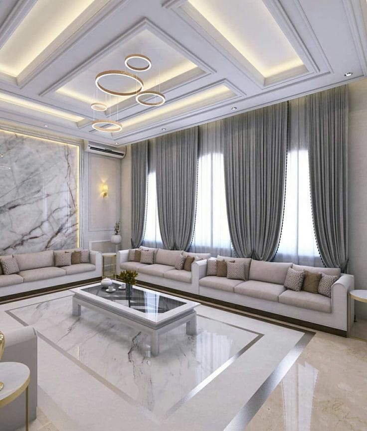 modern open space with double-height design by : dreamstudiio | Ahmad ...
