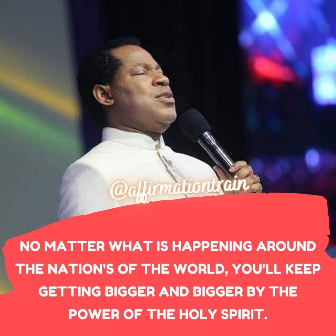 Affirmationtrain - Cheer up, the Spirit of God is causing all things to ...