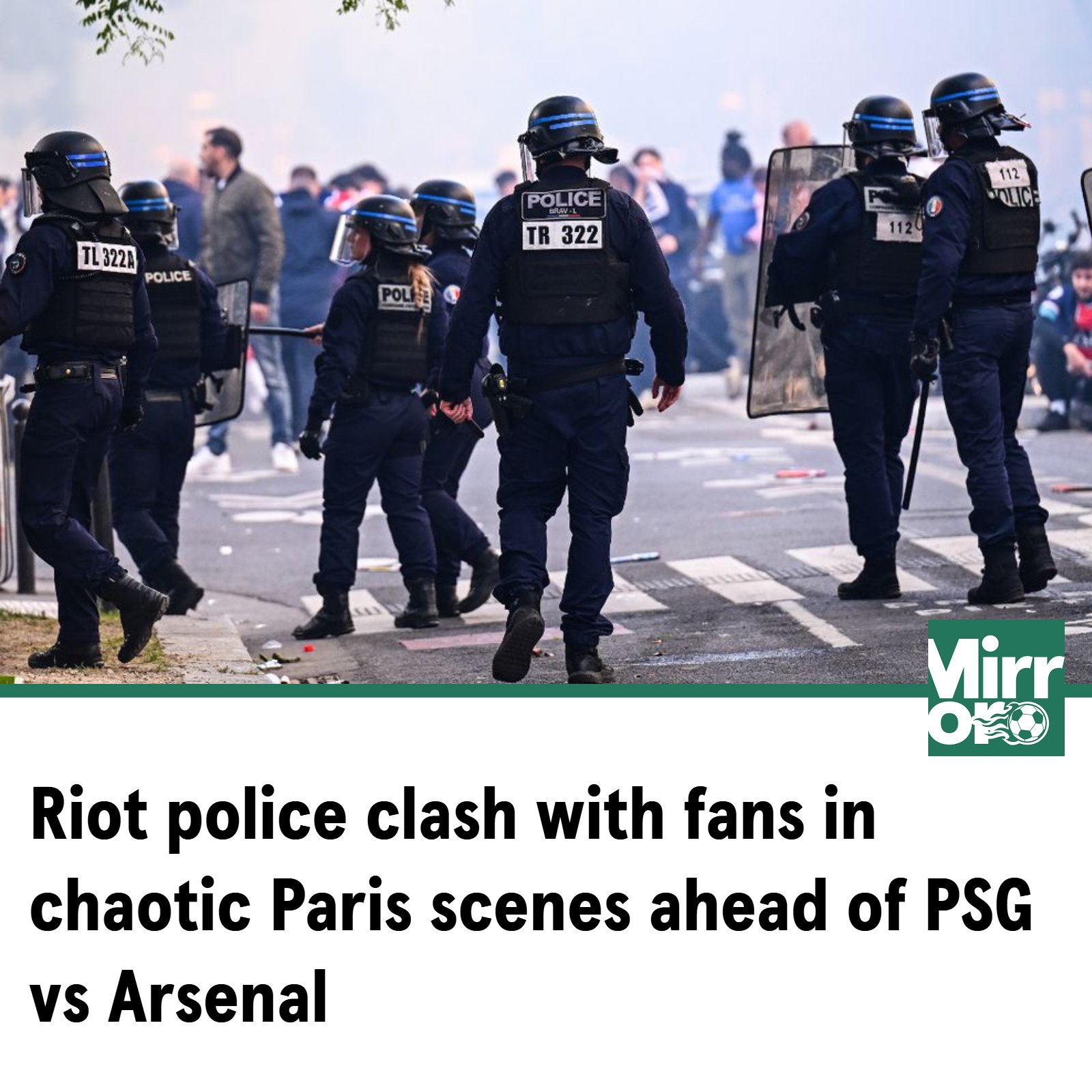 Mirror Football - 🚨🚨 Fans teargassed by police ahead of... | Facebook