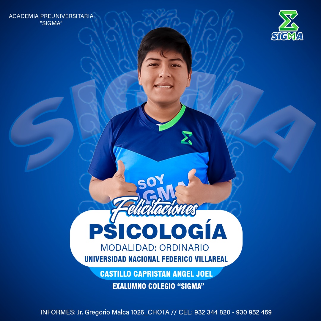 Colegio - 🎉💙 ¡ORGULLO SIGMA! 💚🎉 Felicitamos a nuestro exalumno ⭐ ...