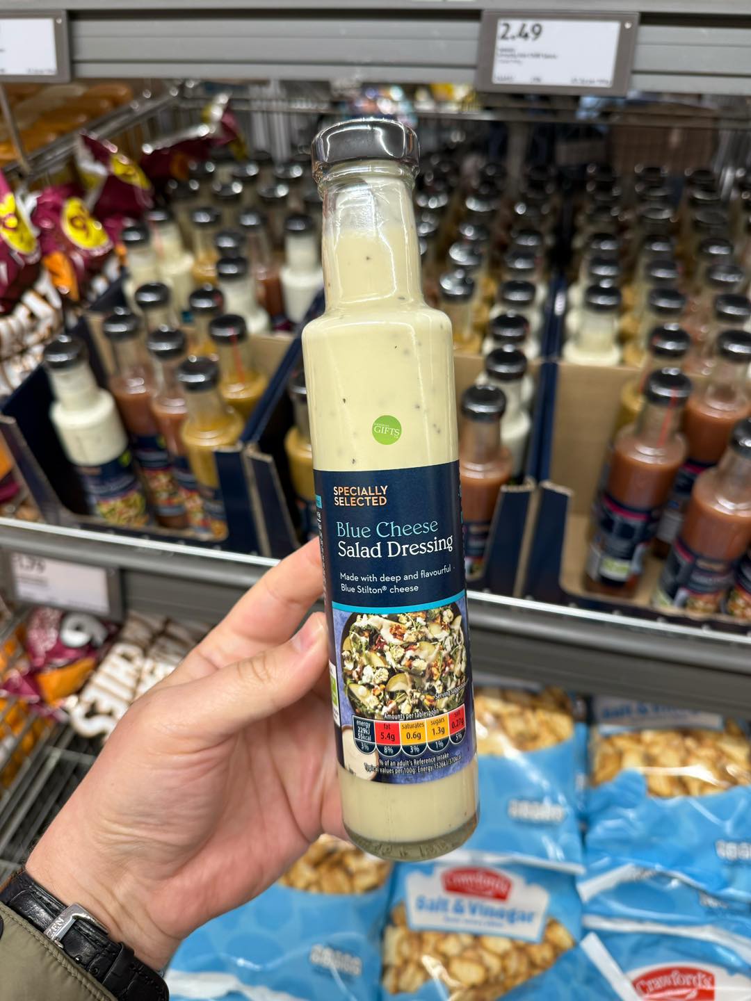 blue cheese dressing aldi Where are Aldi's special salad dressings and Flora and Stone wines? blacklight One-shoulder black dress h&m. Size:Unstitched
