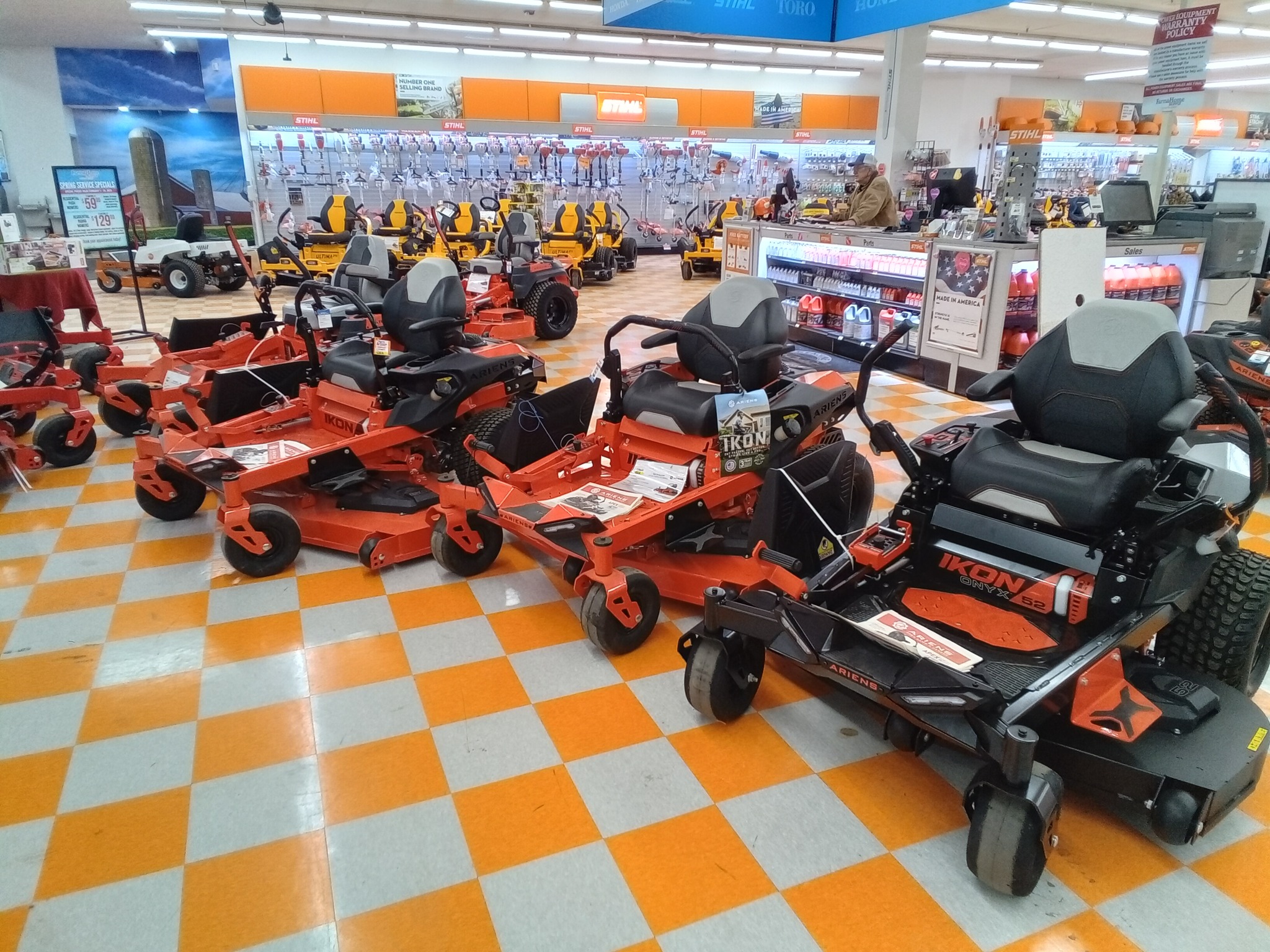 See our HUGE mower selection, including new 2025 mowers from Stihl