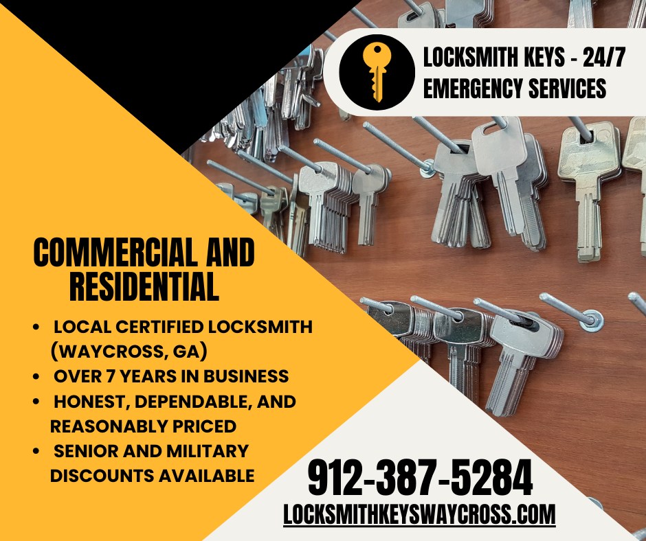 Locksmith In Waycross Ga