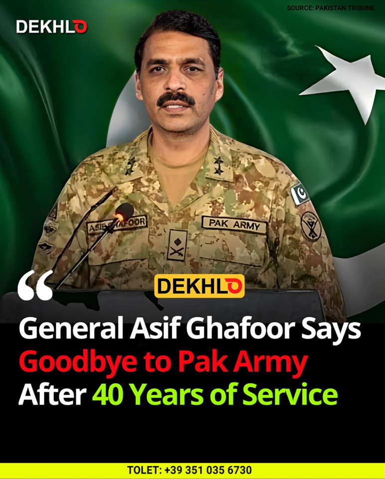 Dekhlo - Lieutenant General Asif Ghafoor has officially retired from ...