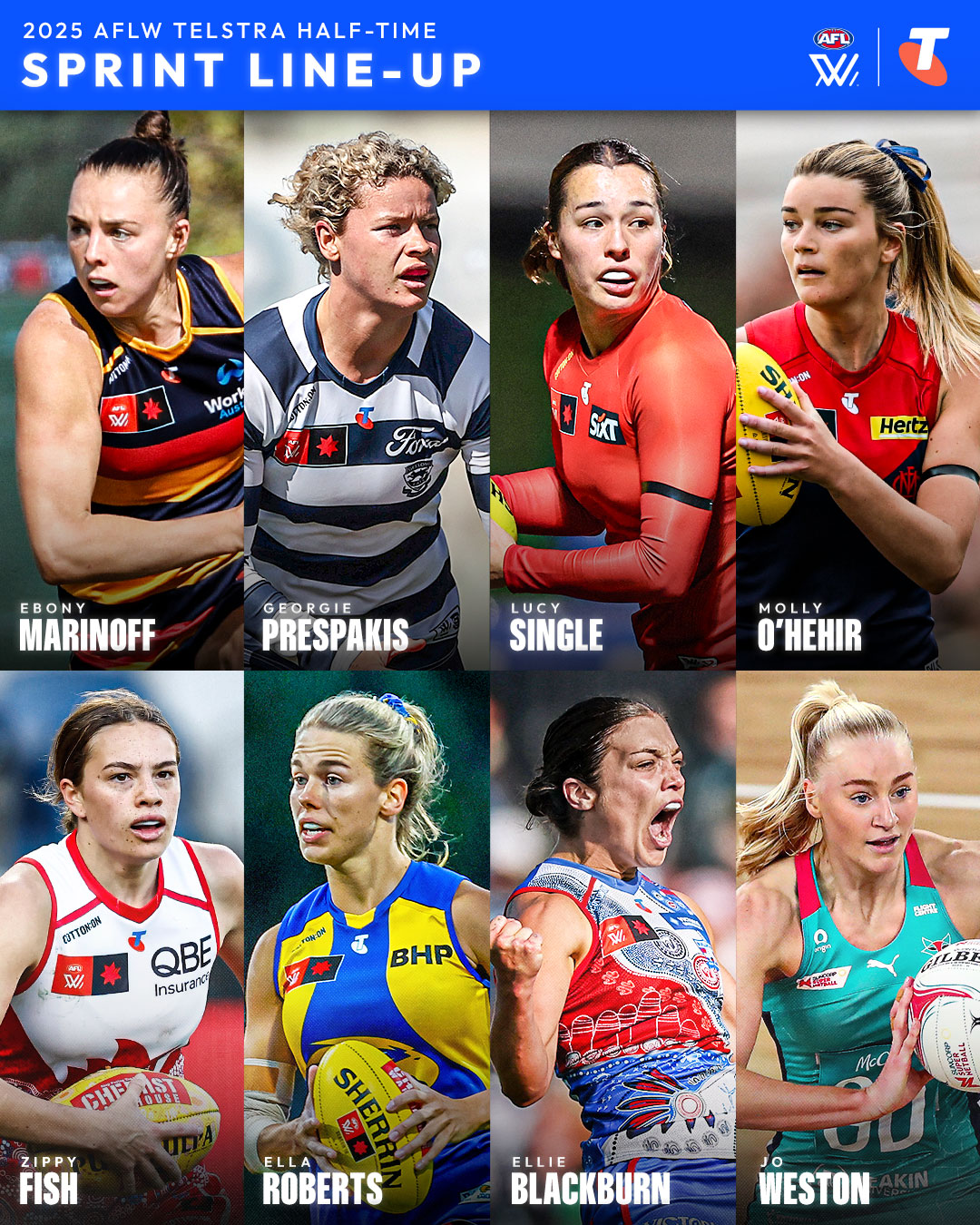 AFL Women's - Who will lead the pack? The 2025 Telstra... | Facebook