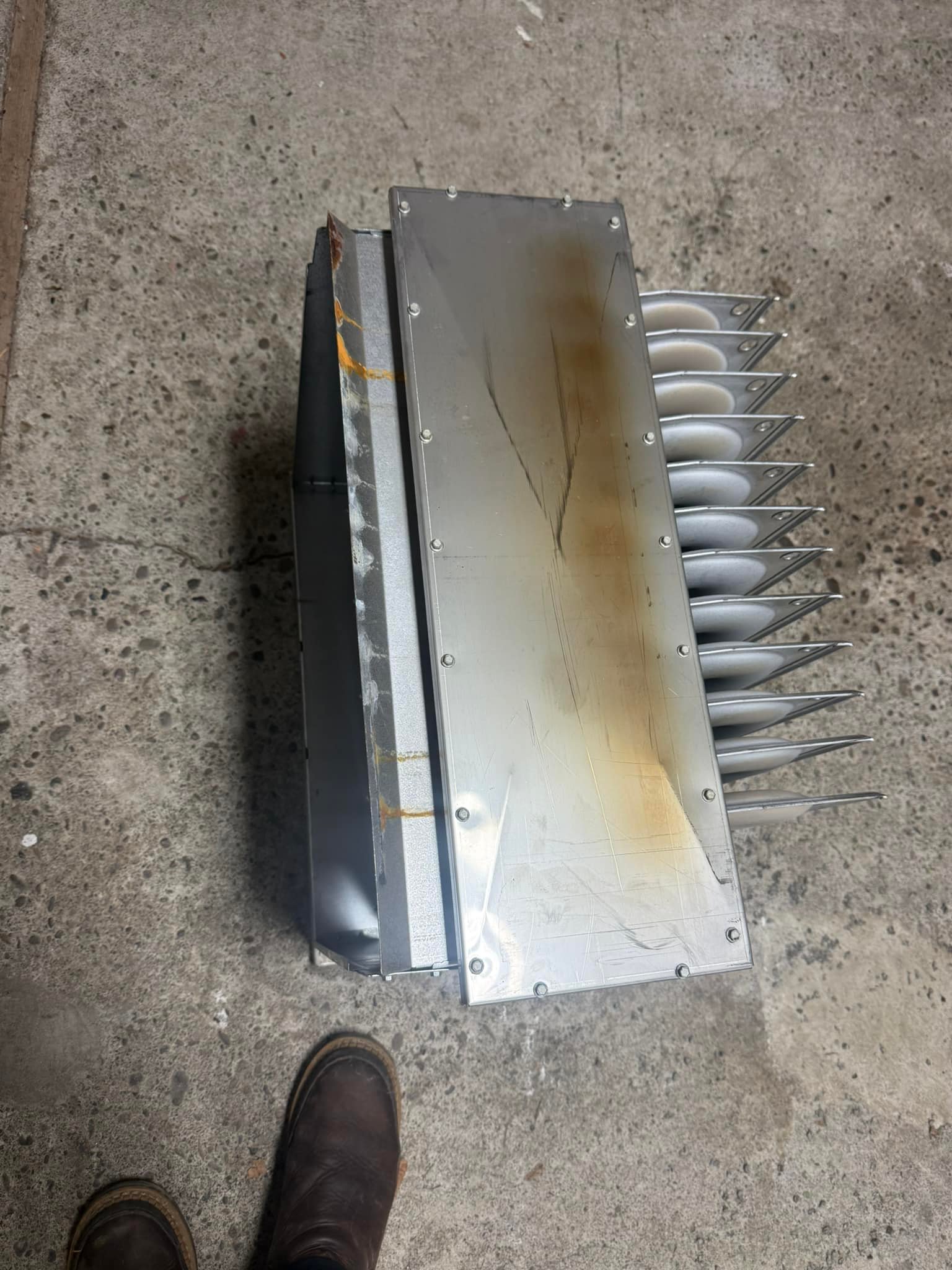 Lennox SLP98 furnace leak detected through filter water
