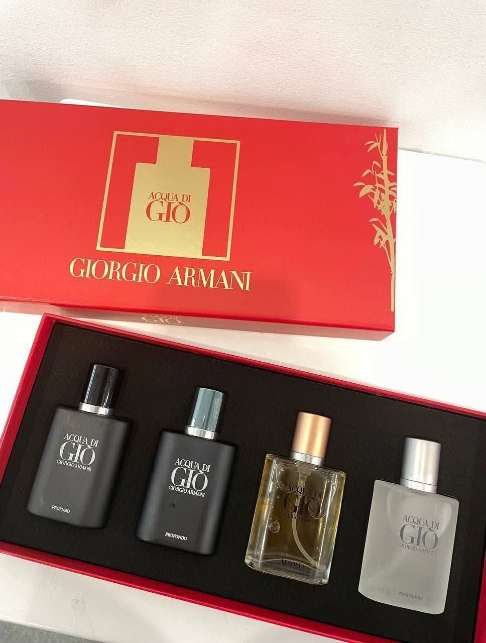 GIORGIO ARMANI 香水 4本セット Giorgio Armani ACQUA DI GIO Set 4IN1 Red Box Set 4×30ml 🌟男士香水
