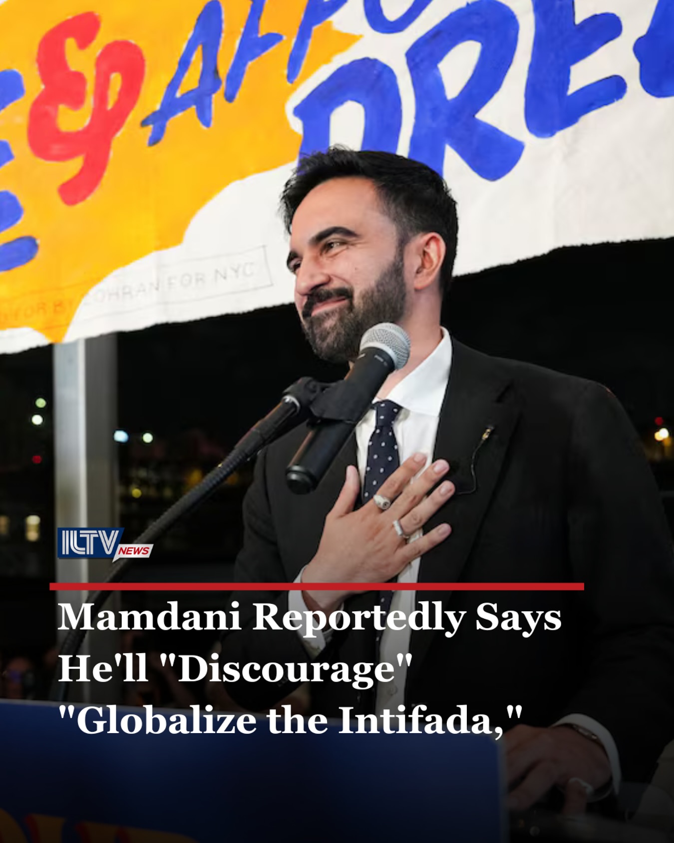 ILTV - New York City Democratic mayoral candidate Zohran Mamdani ...