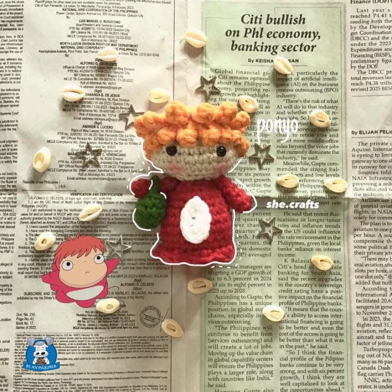 Be - CROCHET GHIBLI 🍃🍜 LOOK: A crochet artist from Butuan City, Agusan ...