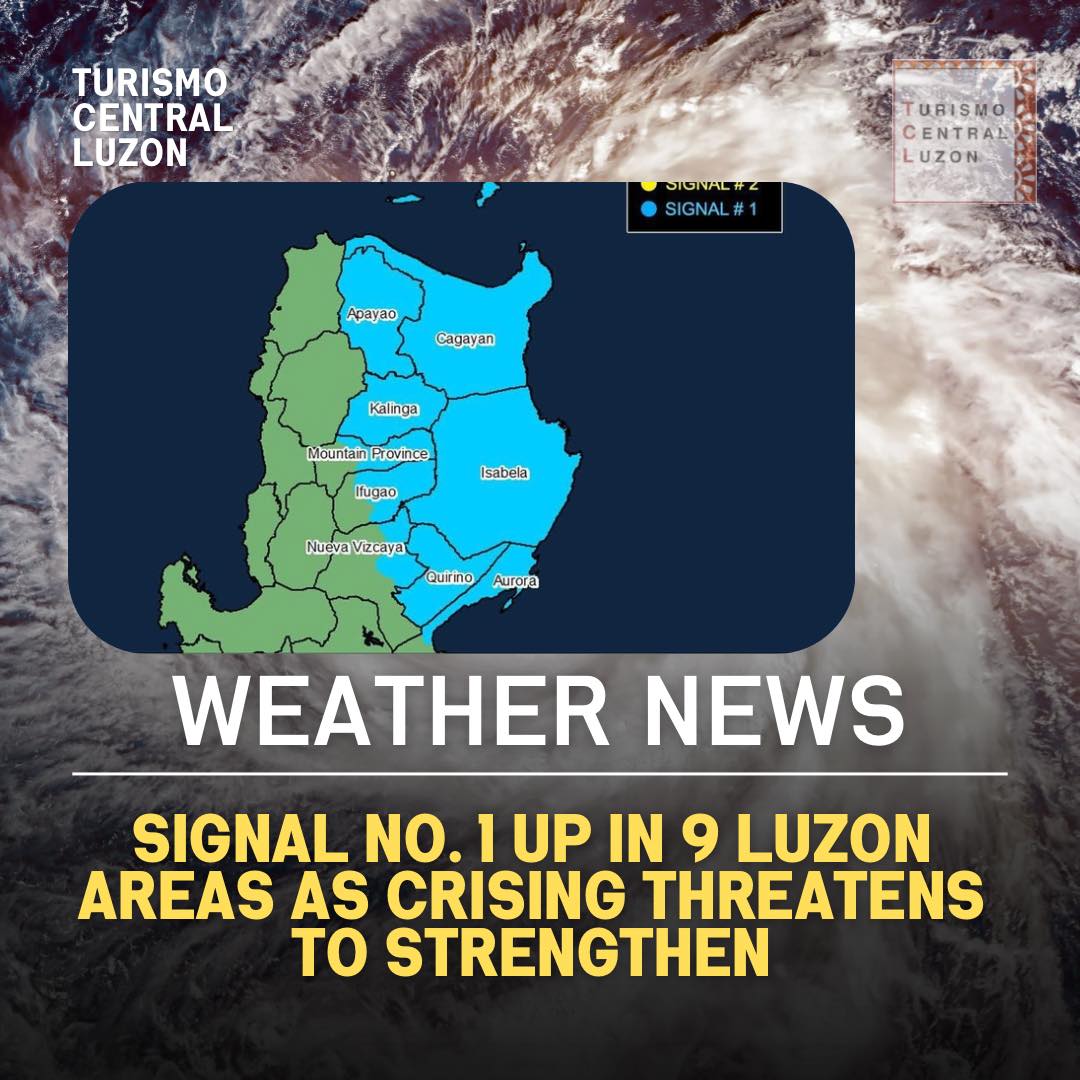 Turismo - LOOK: SIGNAL NO. 1 UP IN 9 LUZON AREAS AS CRISING THREATENS ...