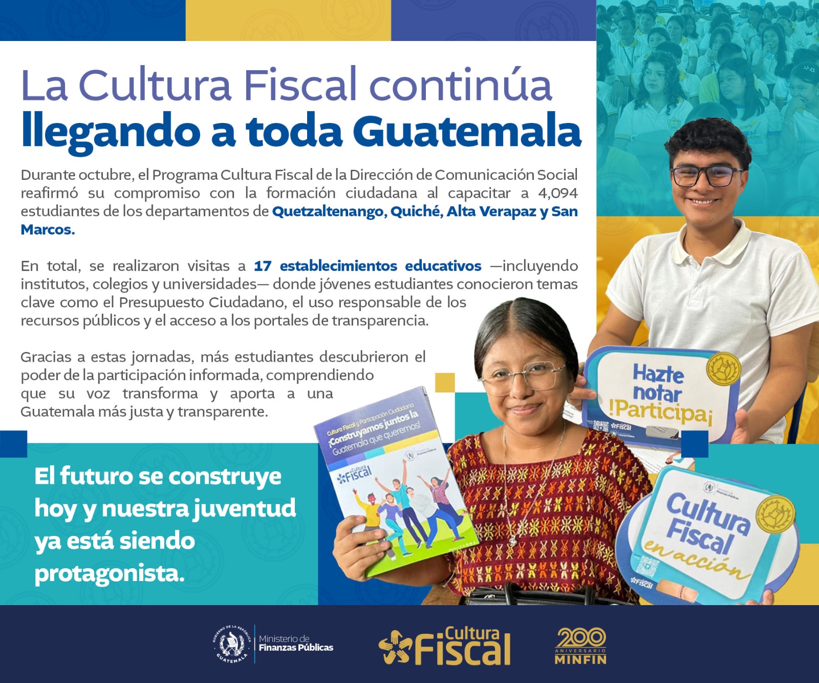 Ministerio - 📅 Durante octubre, más de 4,000 estudiantes de ...