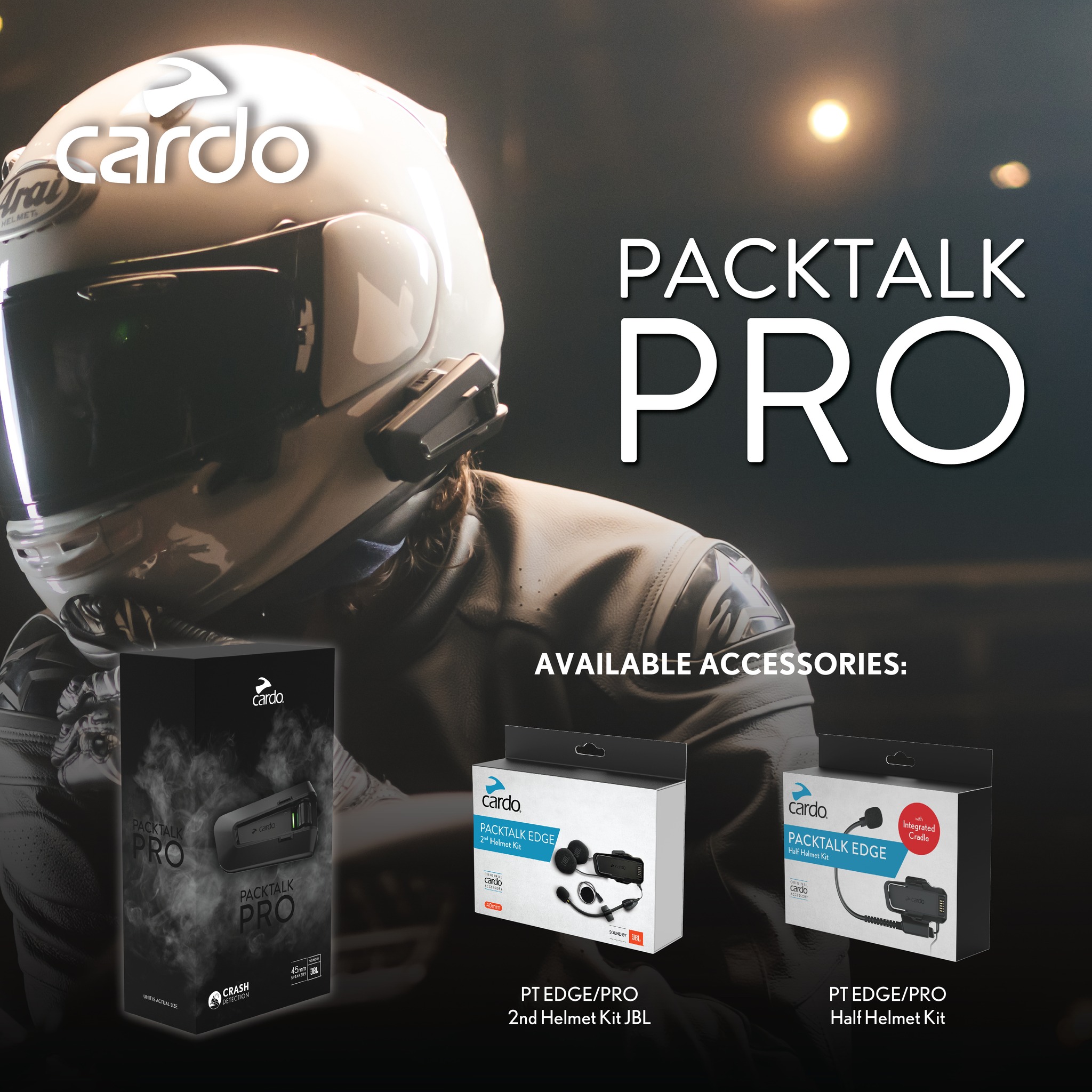 Cardo - 🏍️💨 Widen your experience with Packtalk Pro accessories. The ...
