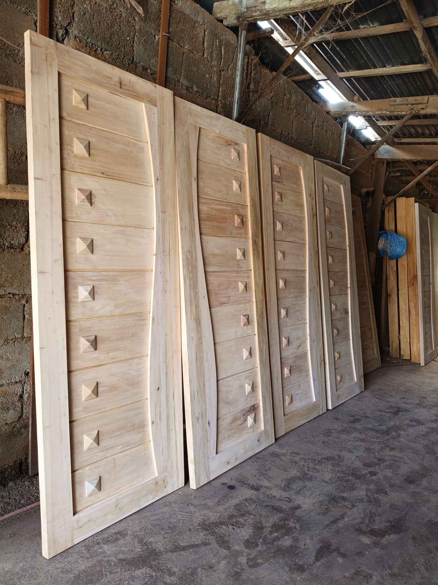 Panel doors(sundry/kilndry mahogany wood) - Fencing - Tanza, Cavite ...