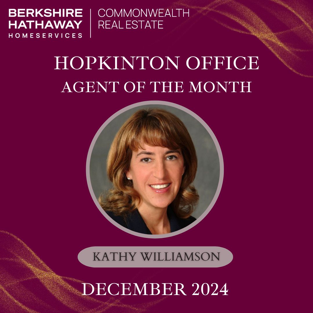 Congratulations to Kathy Williamson our December Agent of the Month in ...