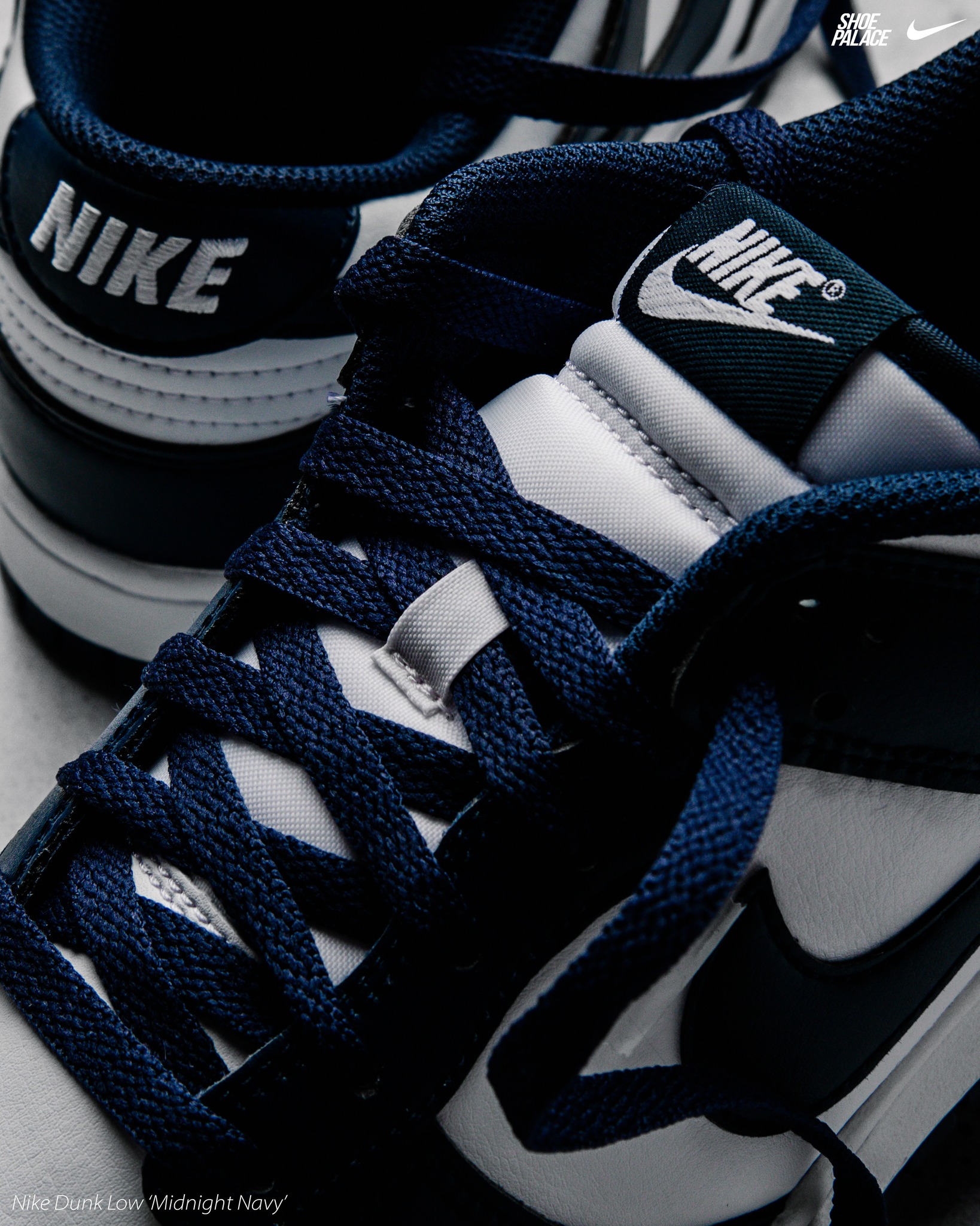 Shoe - Dunk Low Midnight Navy https://www.shoepalace.com/products 