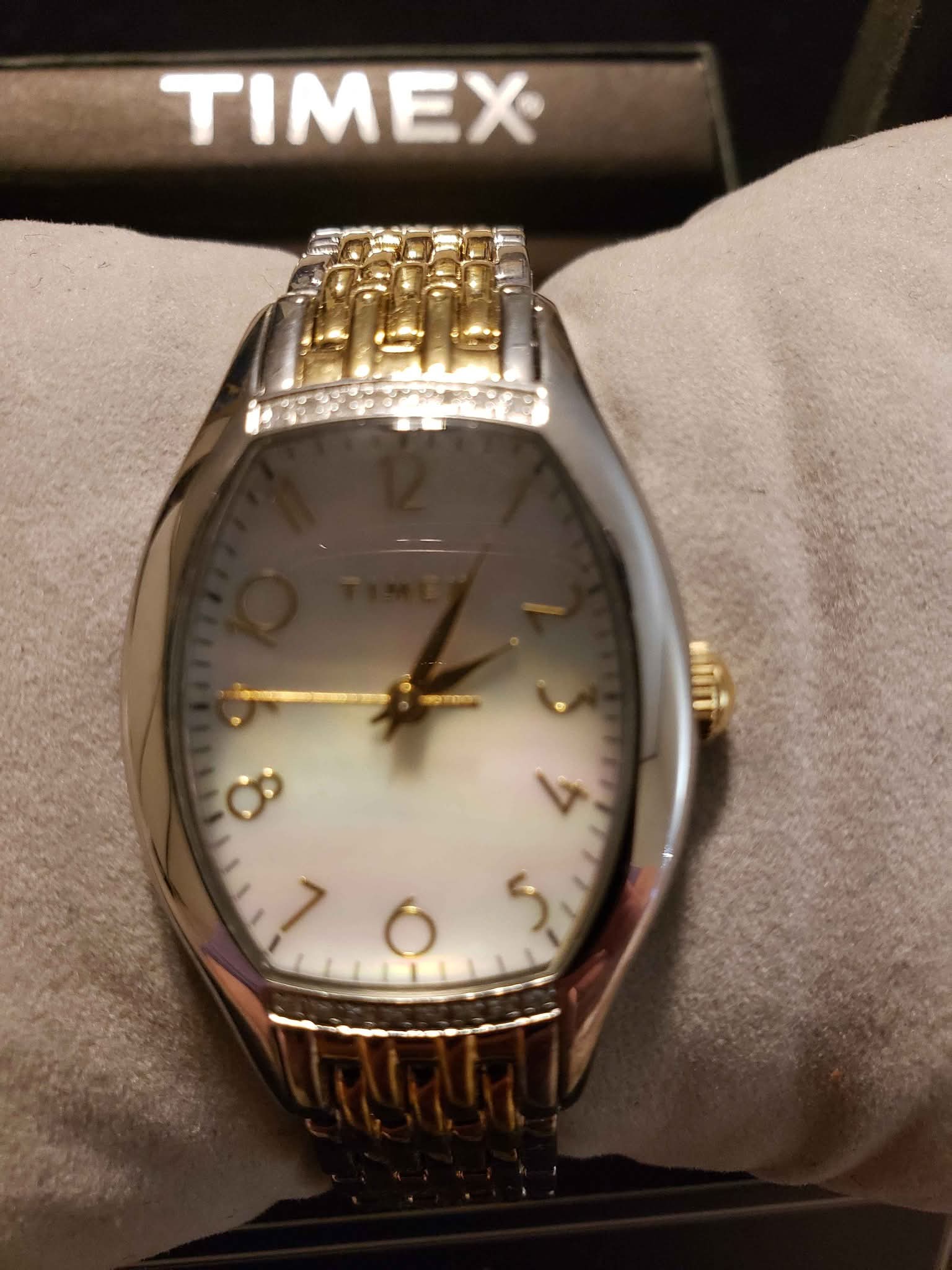 Ladies Timex watch/diamonds/mother of pearl - Women's Watches - Sophia ...