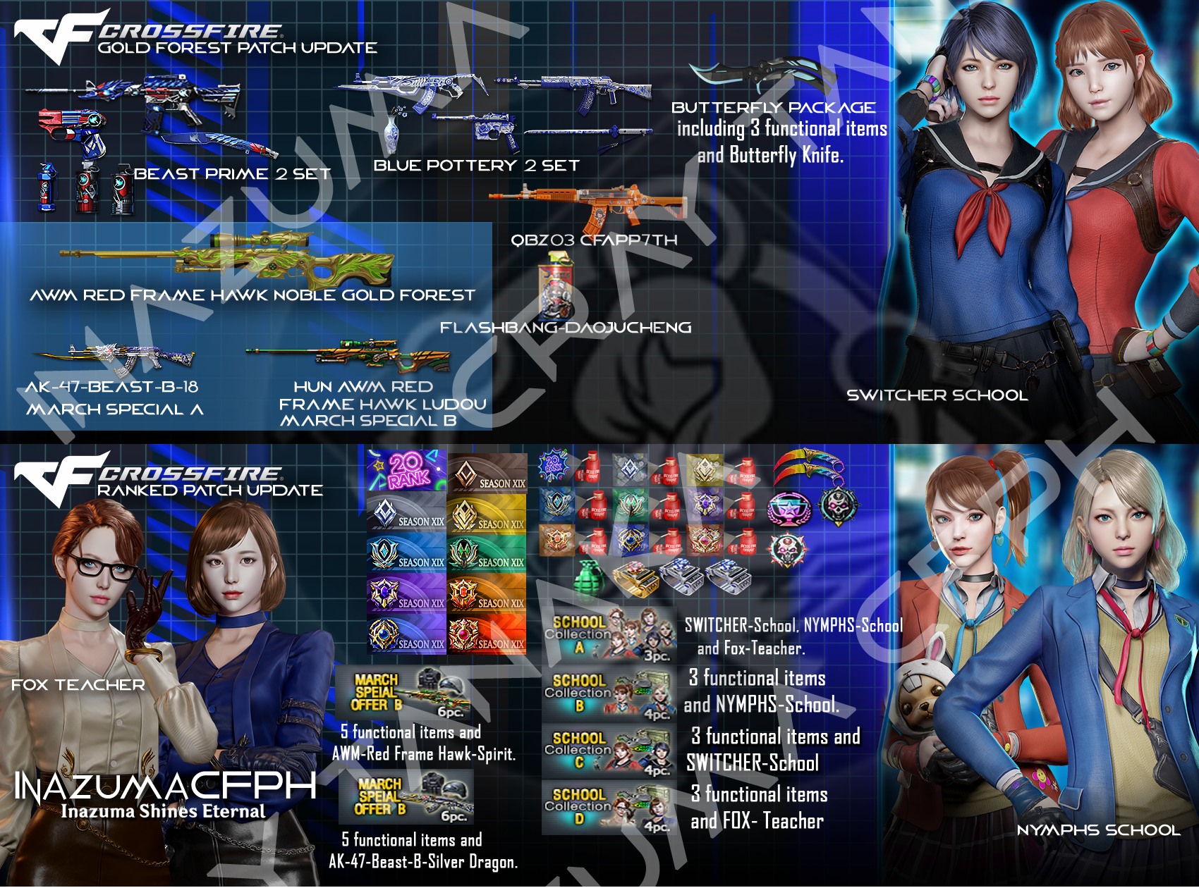 Inazuma CFPH - CROSSFIRE PHILIPPINES MARCH 2023 PATCH... | Facebook