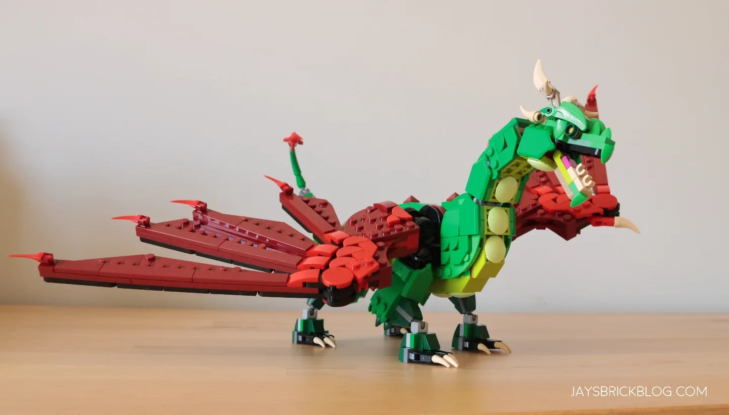 Lego Creator set 31161 dragon piece not fitting