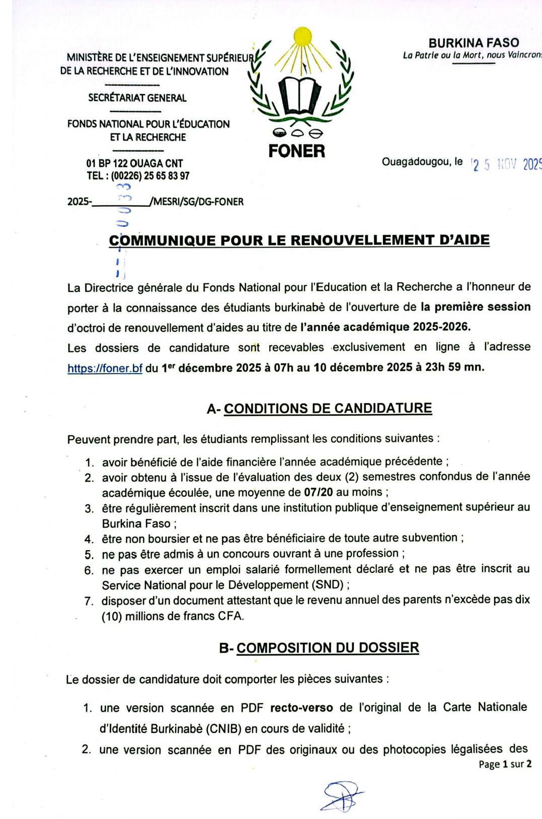 foner-officiel-ouagadougou