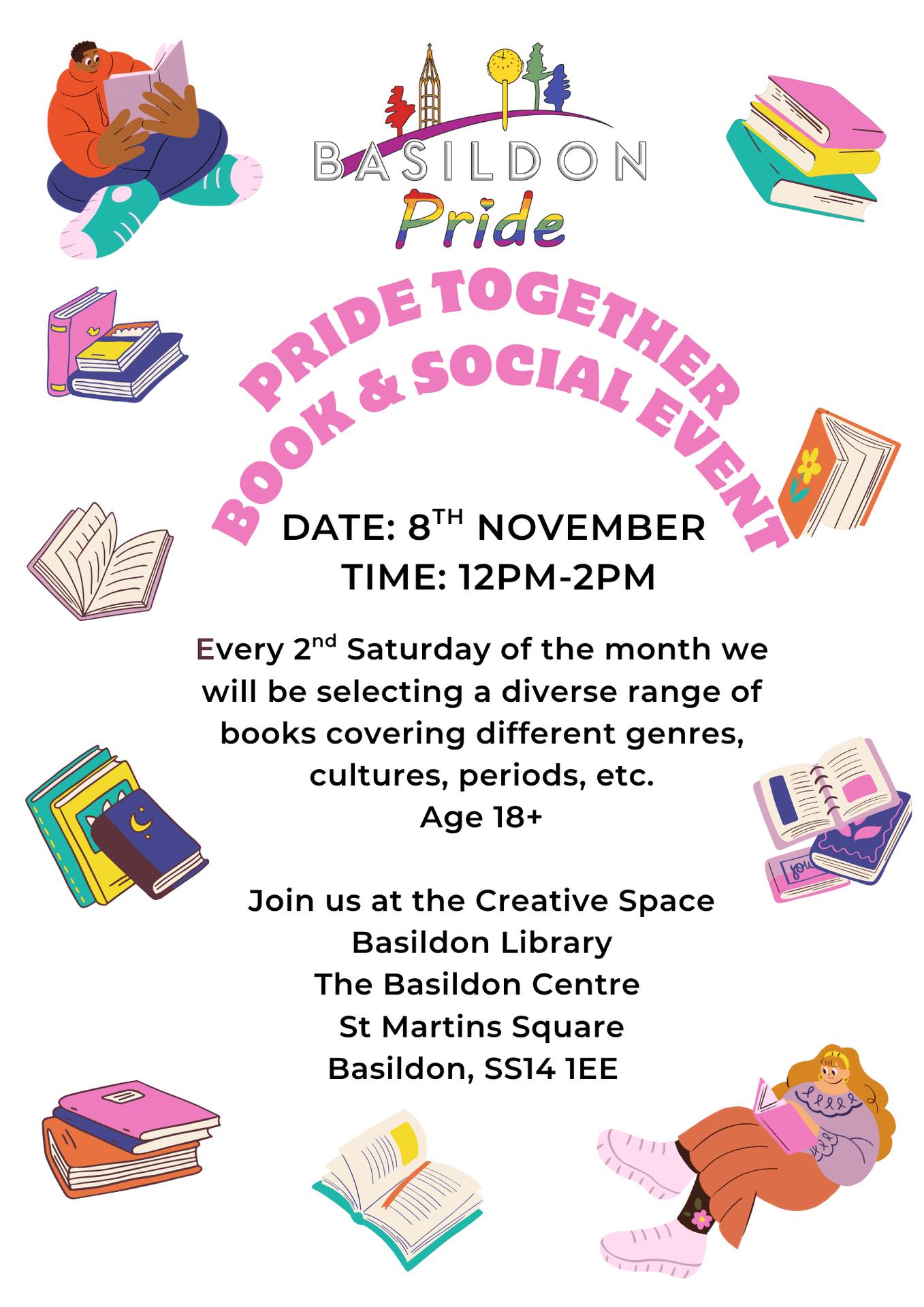 Basildon - Join us for the next session of the Pride Together Book ...