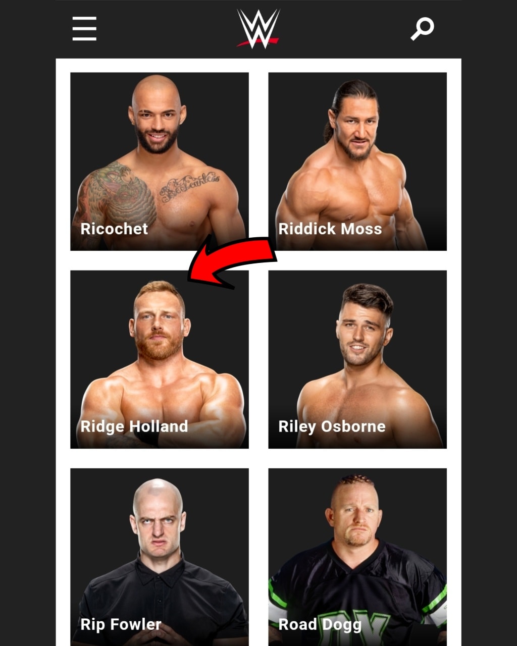 Pro - Ridge Holland has been moved to the Alumni section on the WWE’s ...