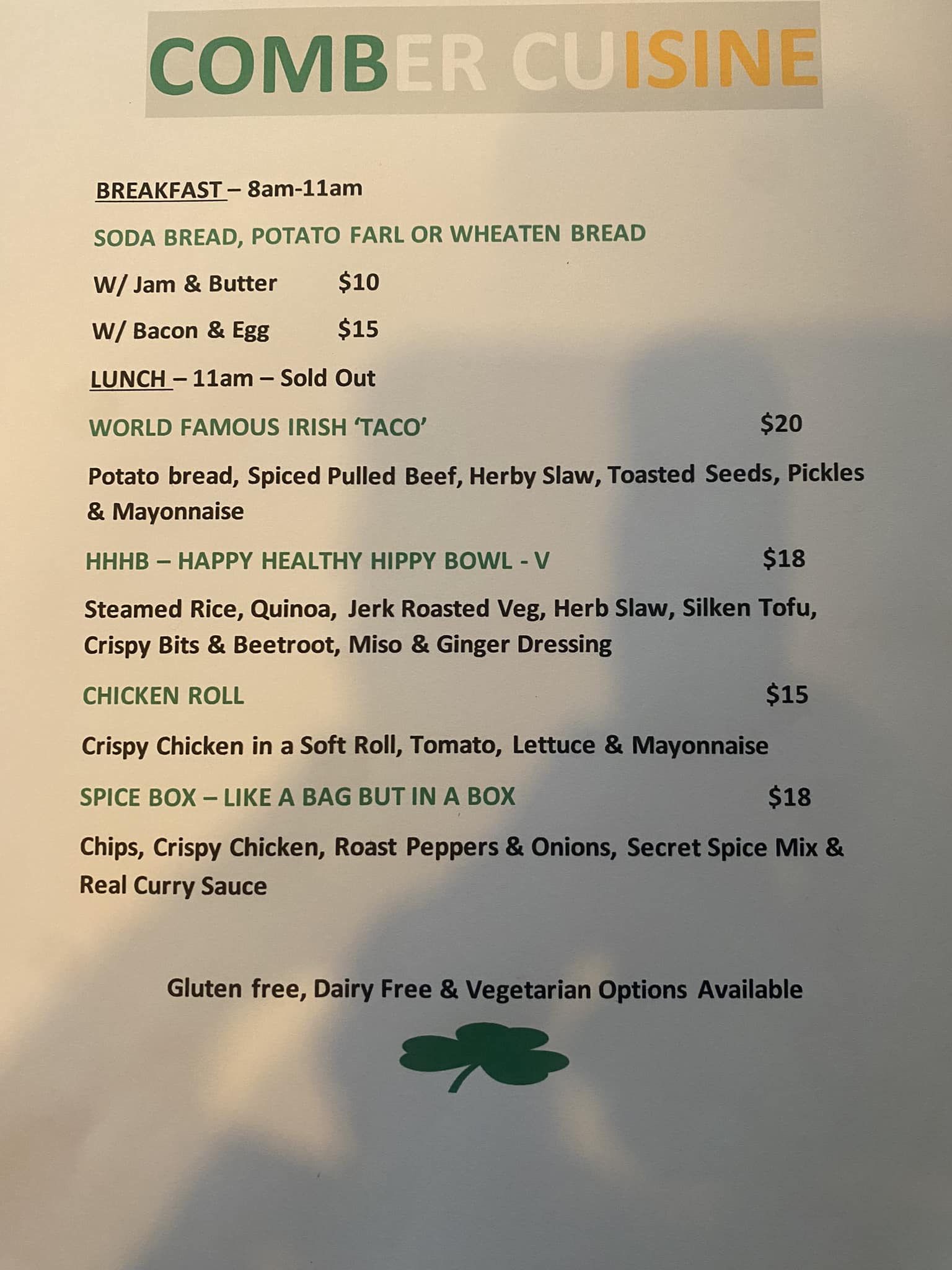 Comber Cuisine | Christchurch