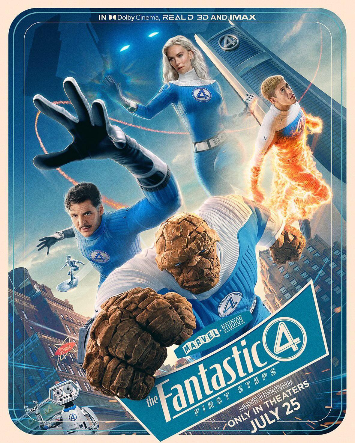 New posters for #TheFantasticFour. In theaters July 25!