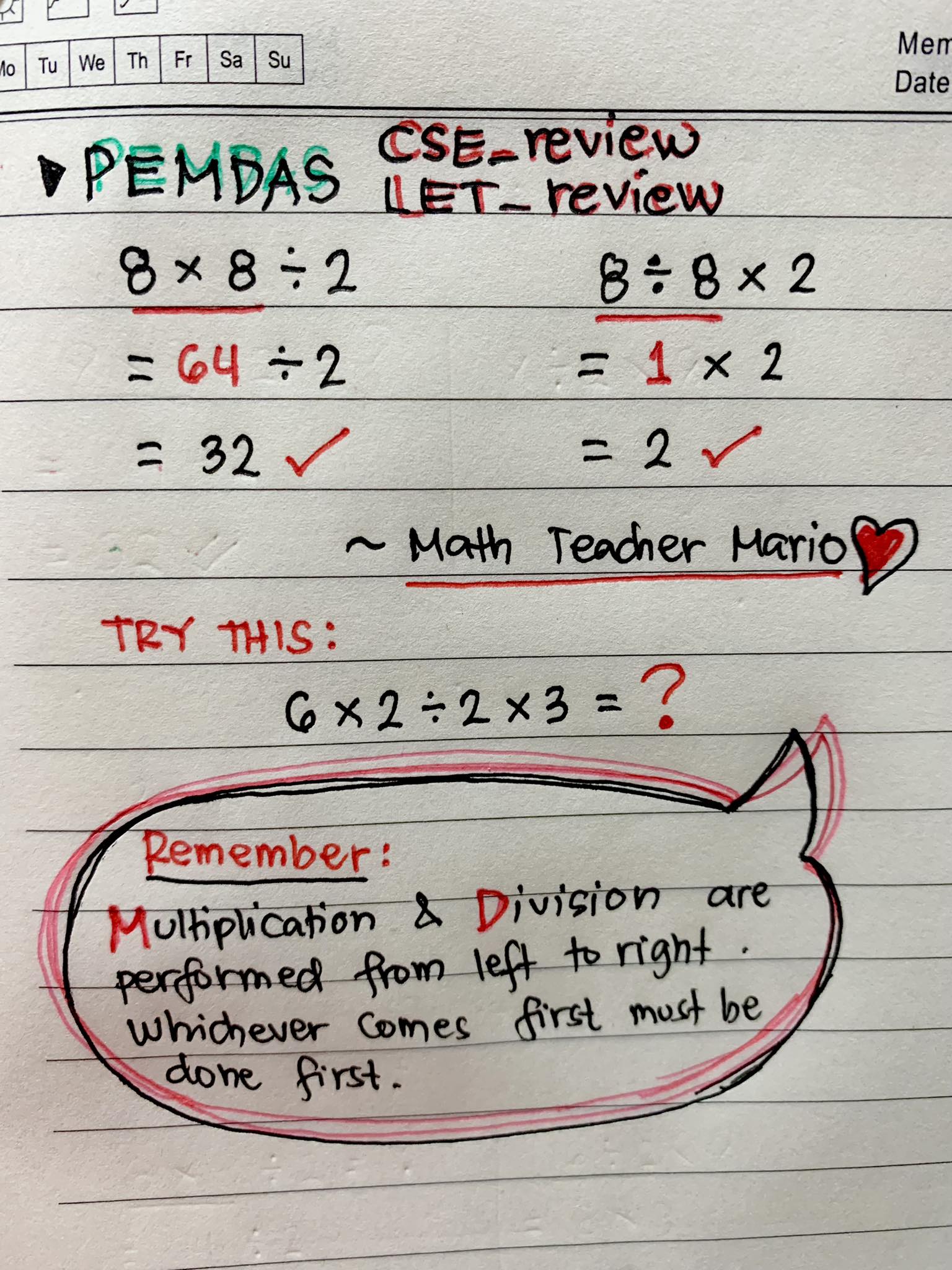 PEMDAS is EASY or CONFUSING?🧠 - Math Teacher Mario | Facebook