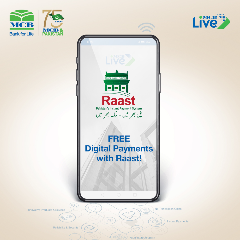 MCB Bank Limited - Make Free Digital Payments With Raast! Enjoy instant ...