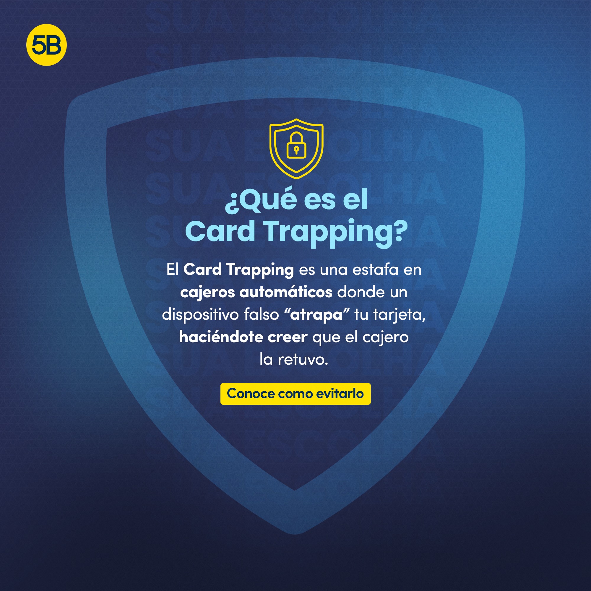5B - ¡Tu seguridad en Cajeros 5B es lo más importante! 🛡️... | Facebook