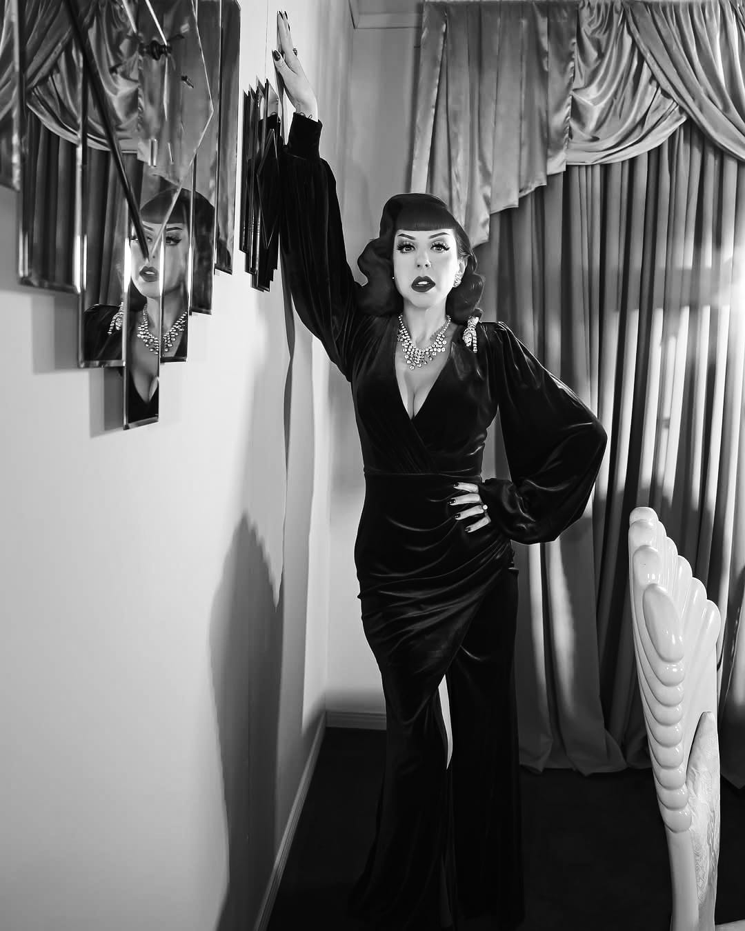 what is the classic femme fatale dress — Dangerously Beautiful Dresses Restored ✨ They dressed to disarm — and every frame proved it. Sixteen iconic looks from film noir's most unforgettable women, carefully restored and brought applied sequins