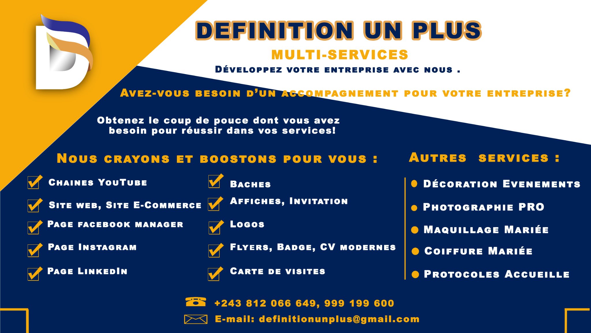 Définition Un Plus | Kinshasa