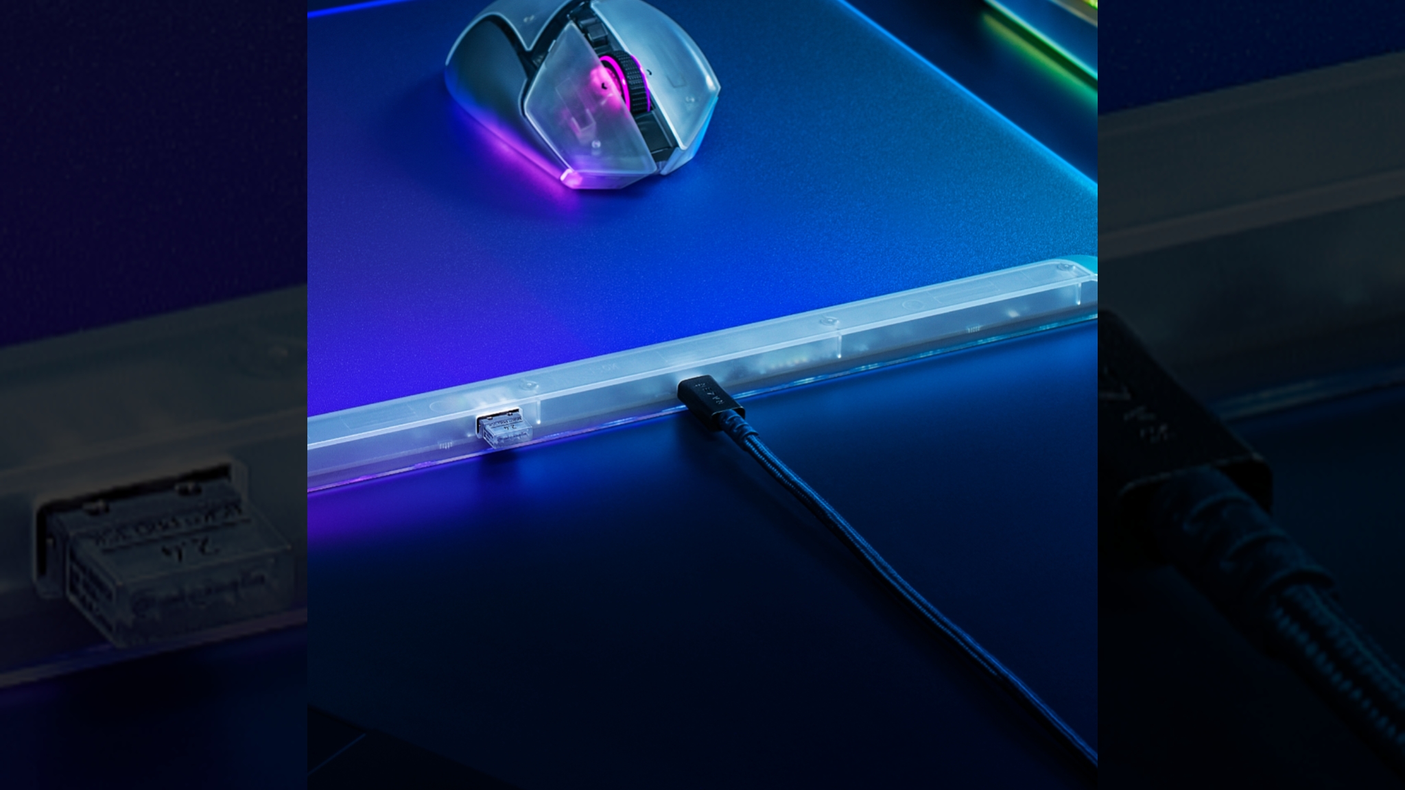 Razer - RAZER FIREFLY V2 PRO PHANTOM WHITE EDITION – Lót chuột chơi ...